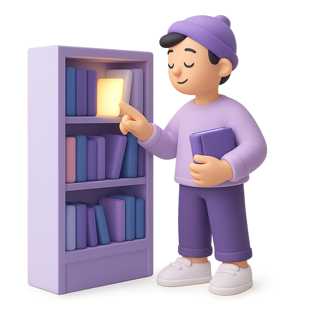 Bookshelf Character