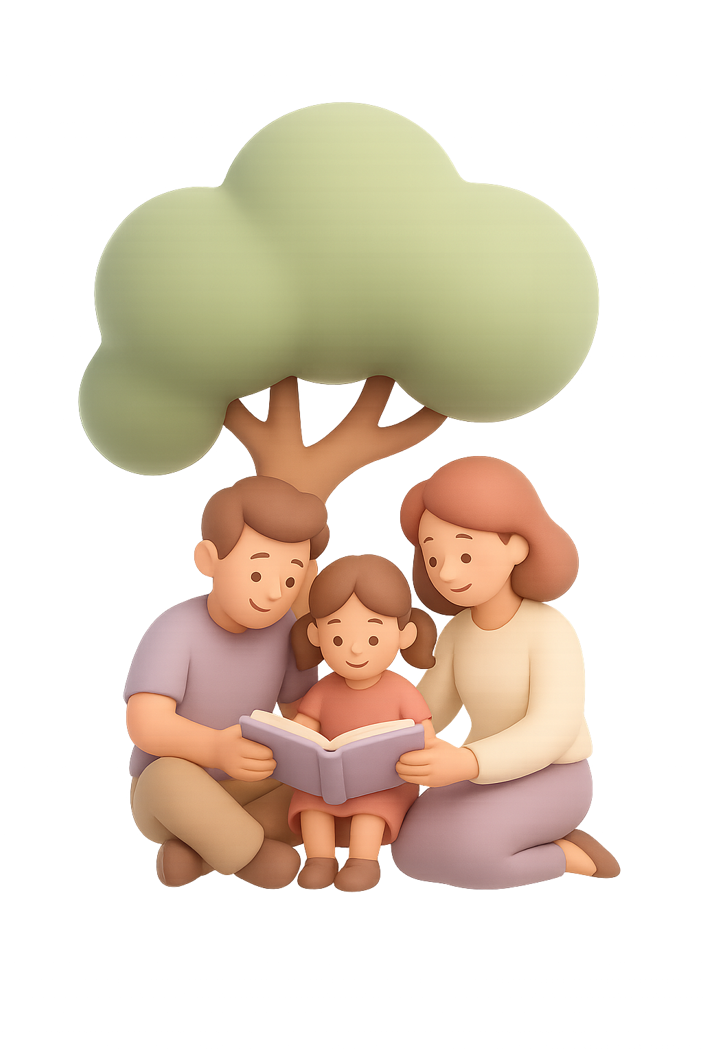 Family under Tree
